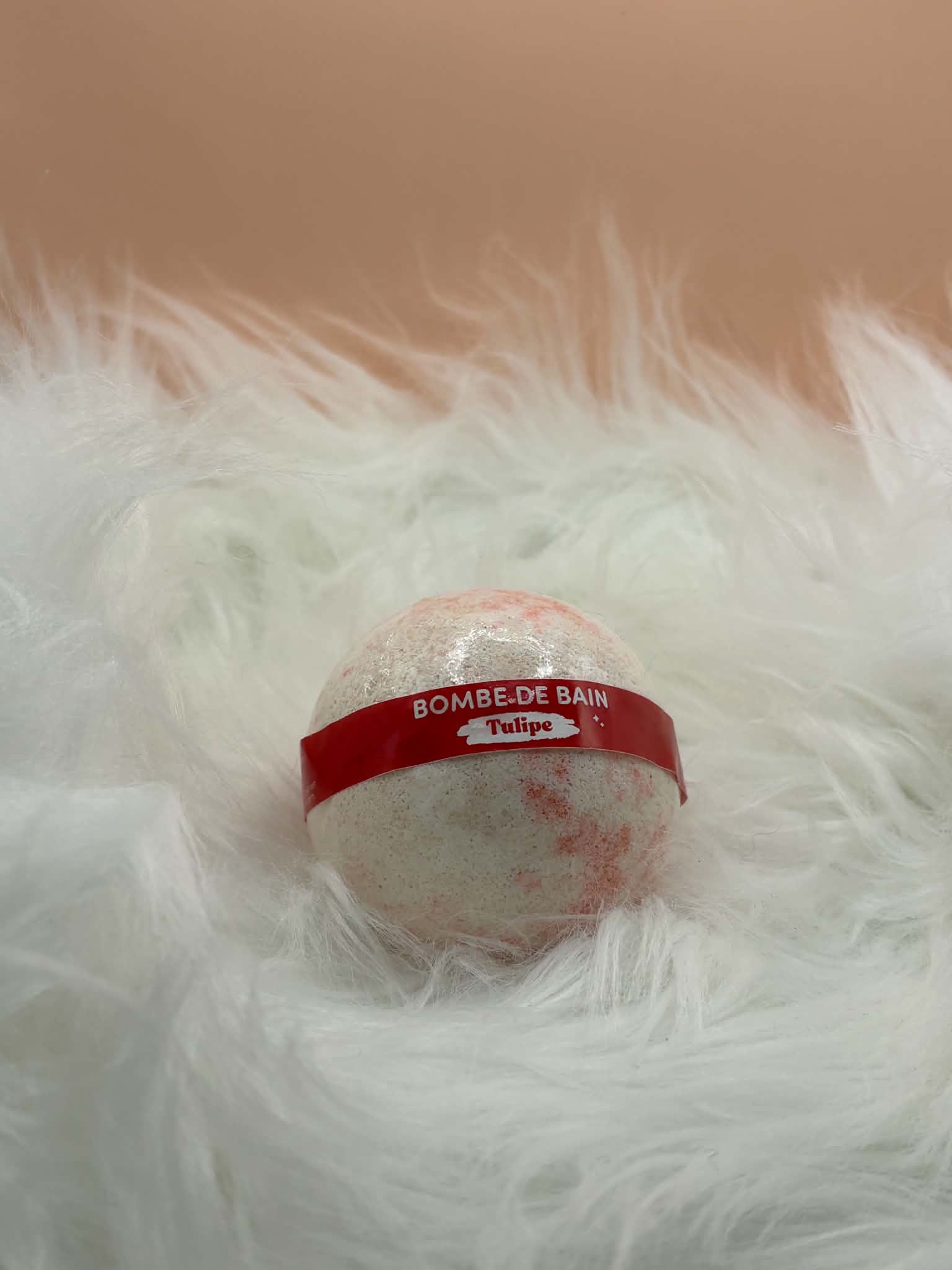 Bombe de bain tulipe