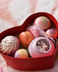 Coffret cœur pour le bain