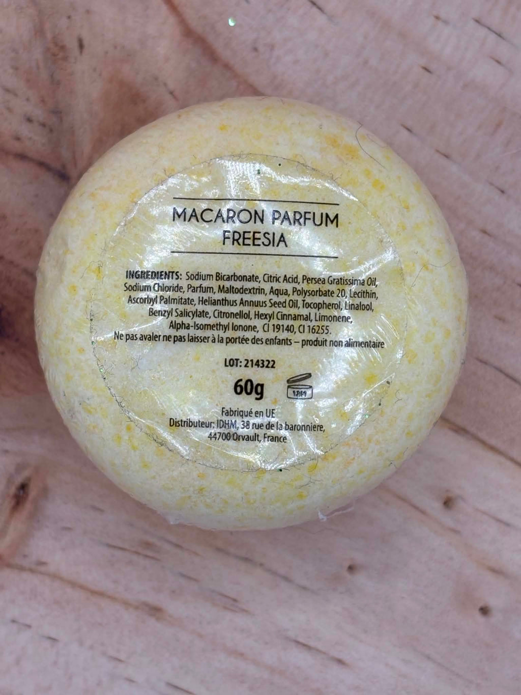 Macaron de bain frésia