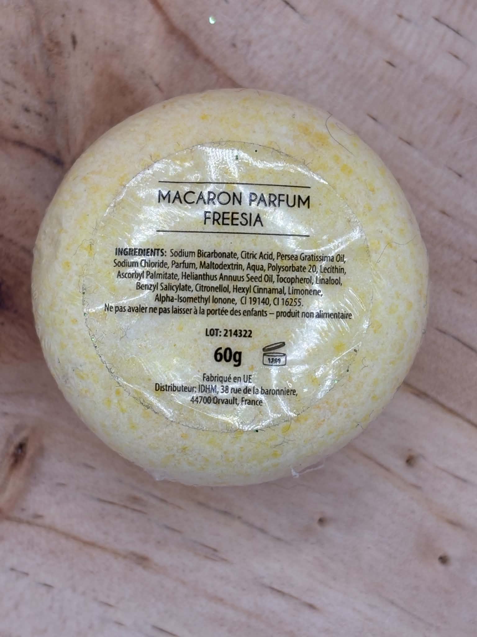 Macaron de bain frésia