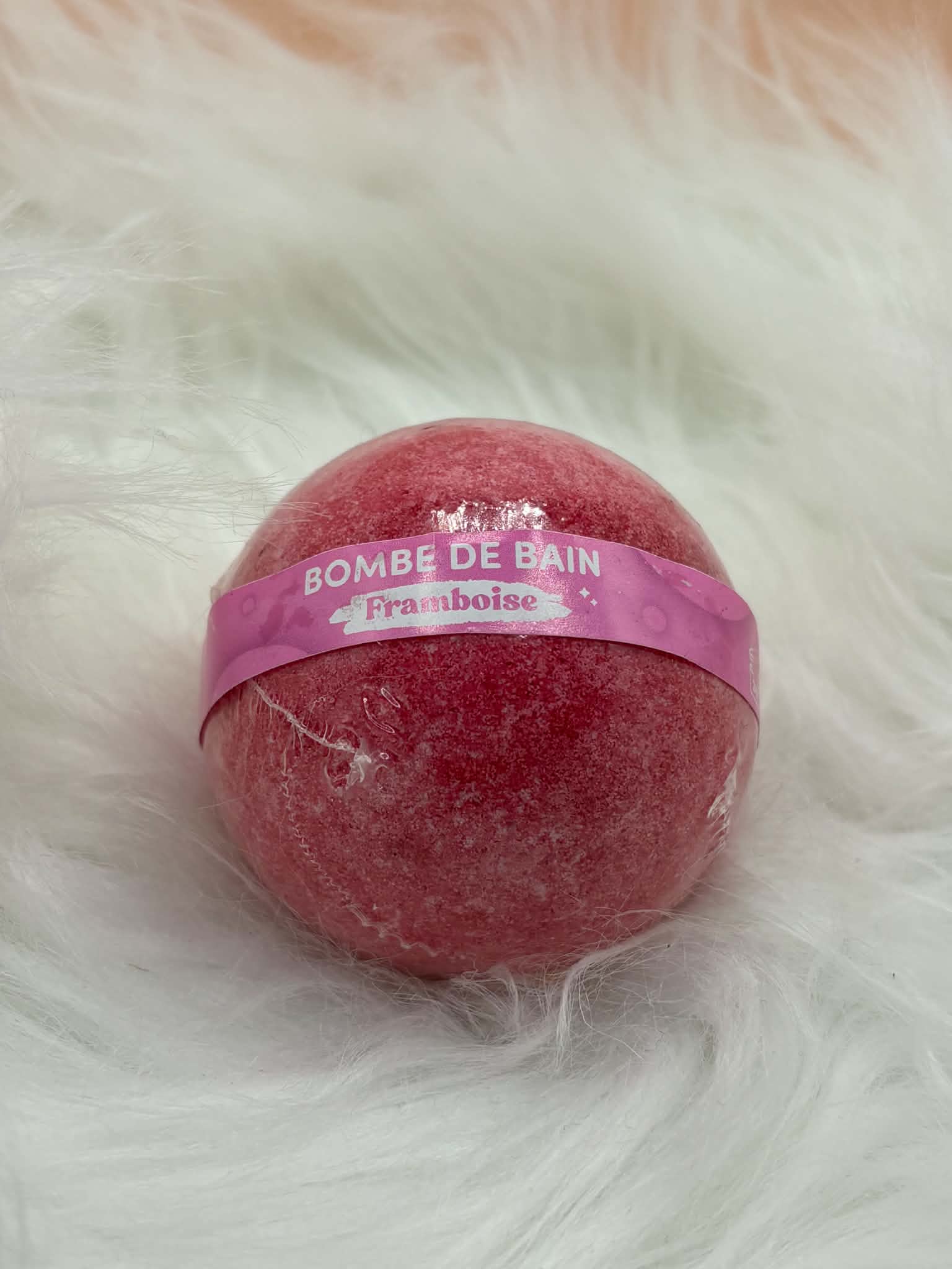 Bombe bain framboise