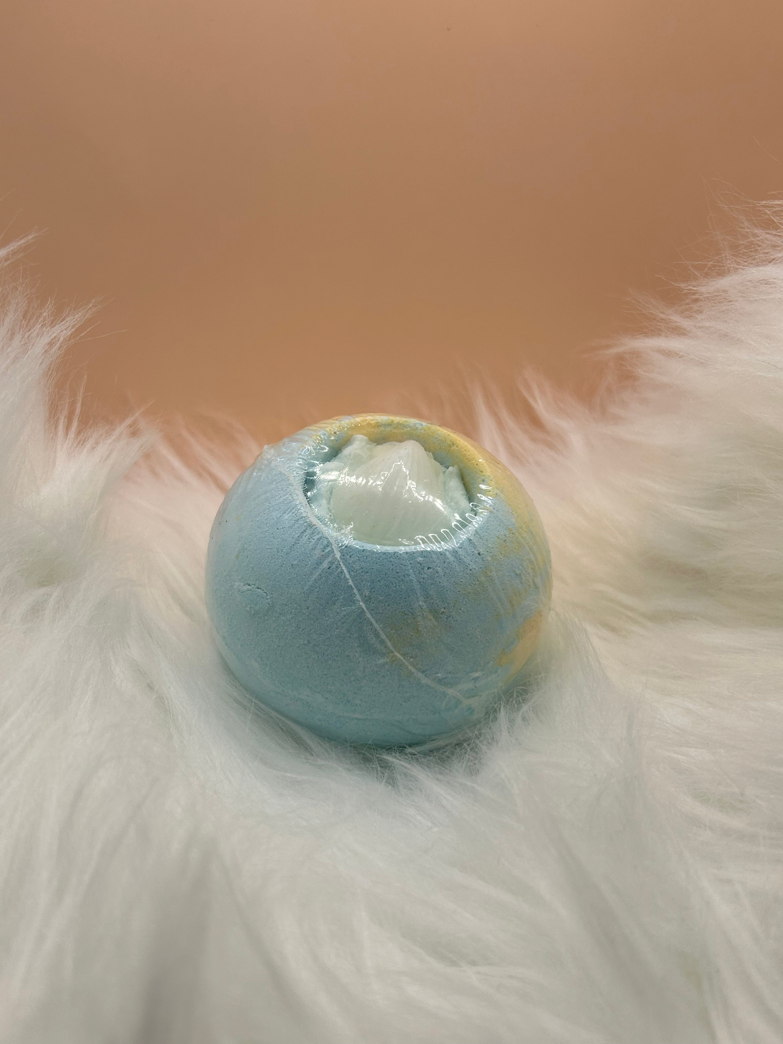 Bombe de bain océan