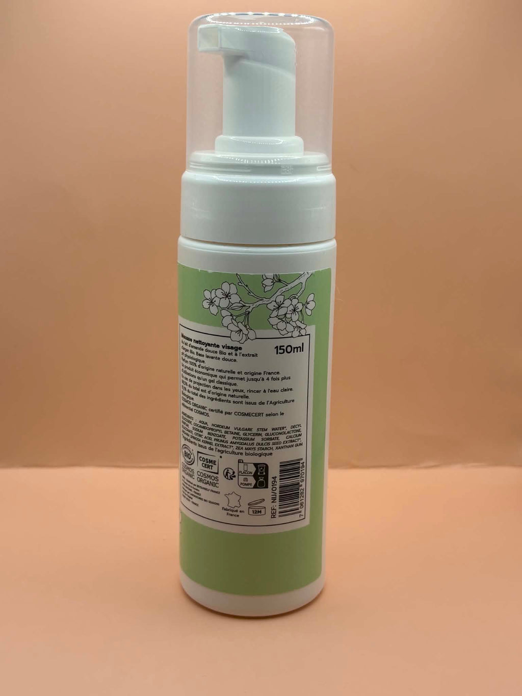 Mousse nettoyante visage Argan