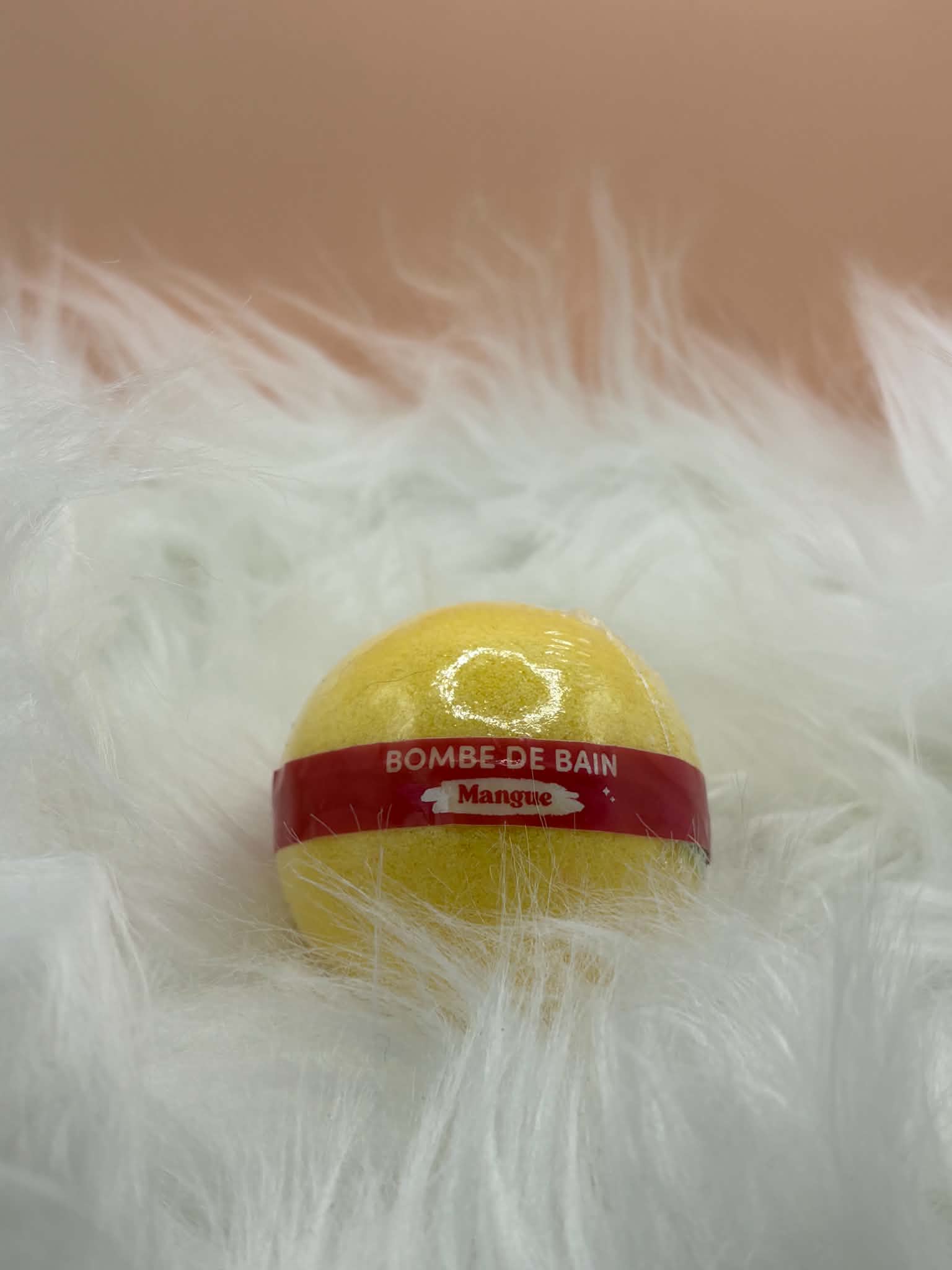 Bombe de bain mangue