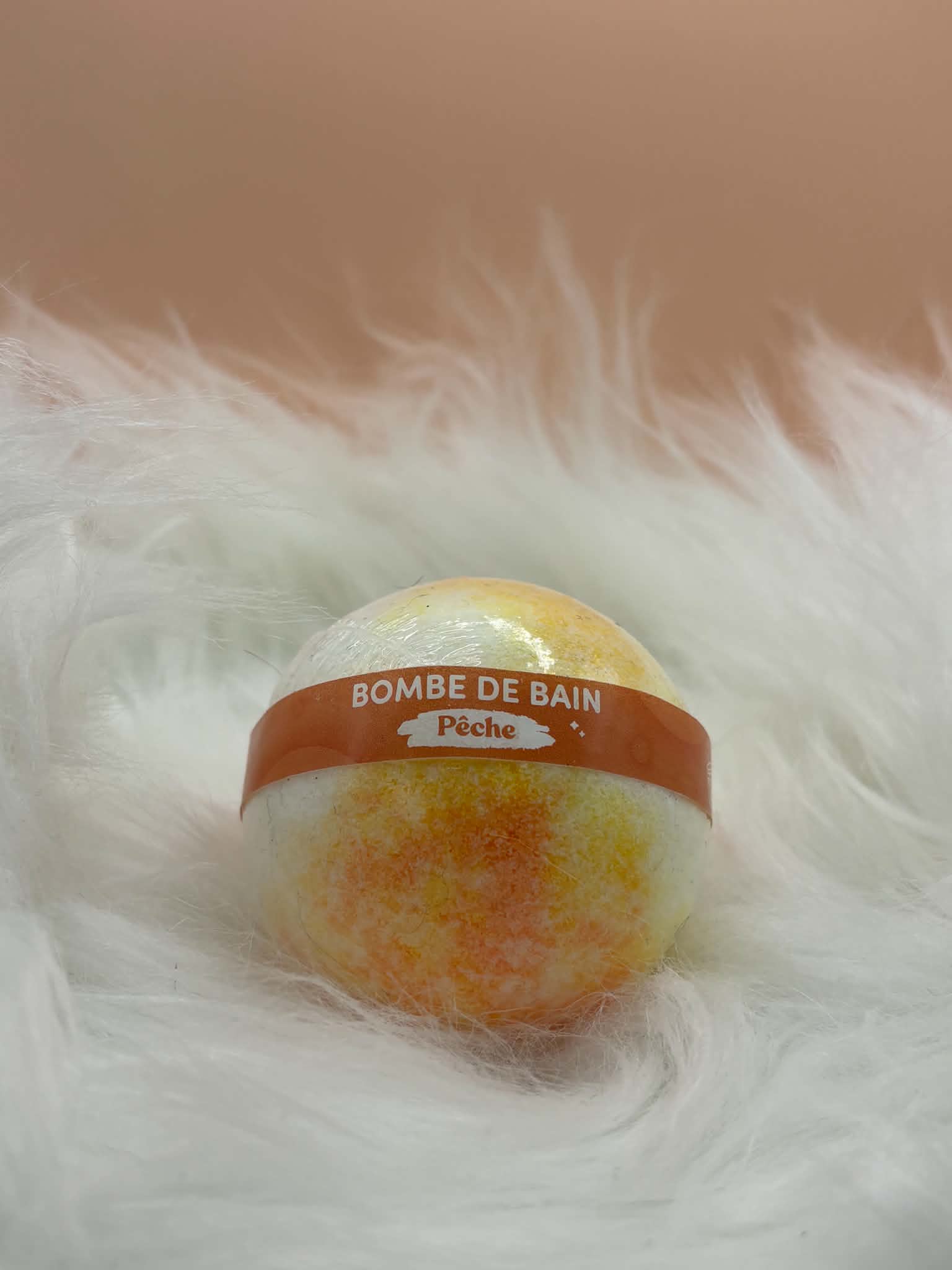 Bombe de bain pêche