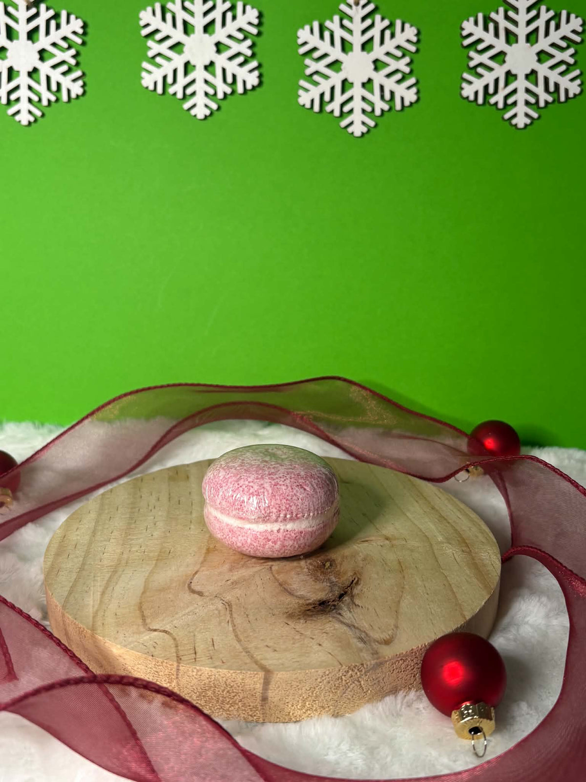 Macaron de bain raisin