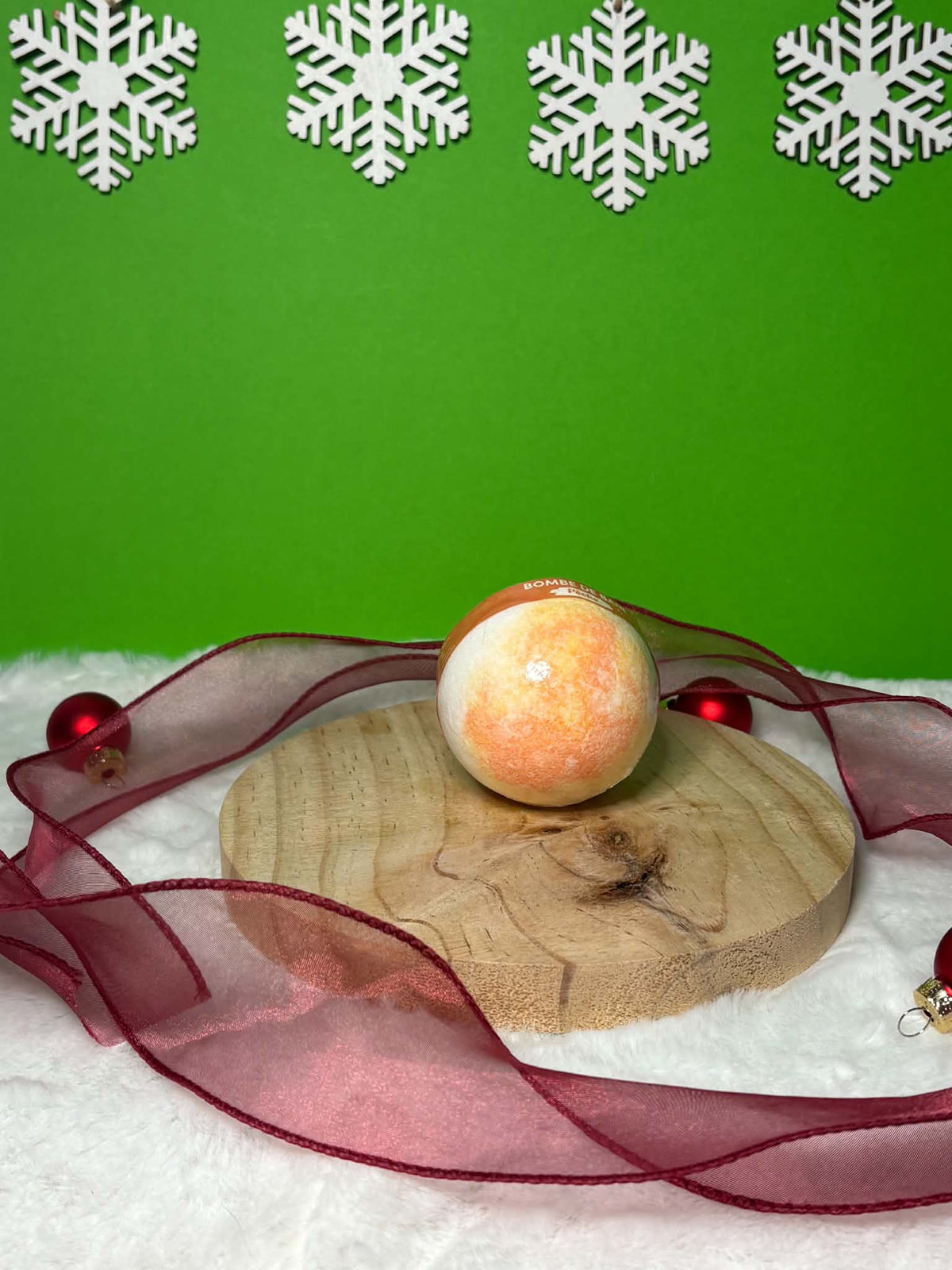 Bombe de bain pêche