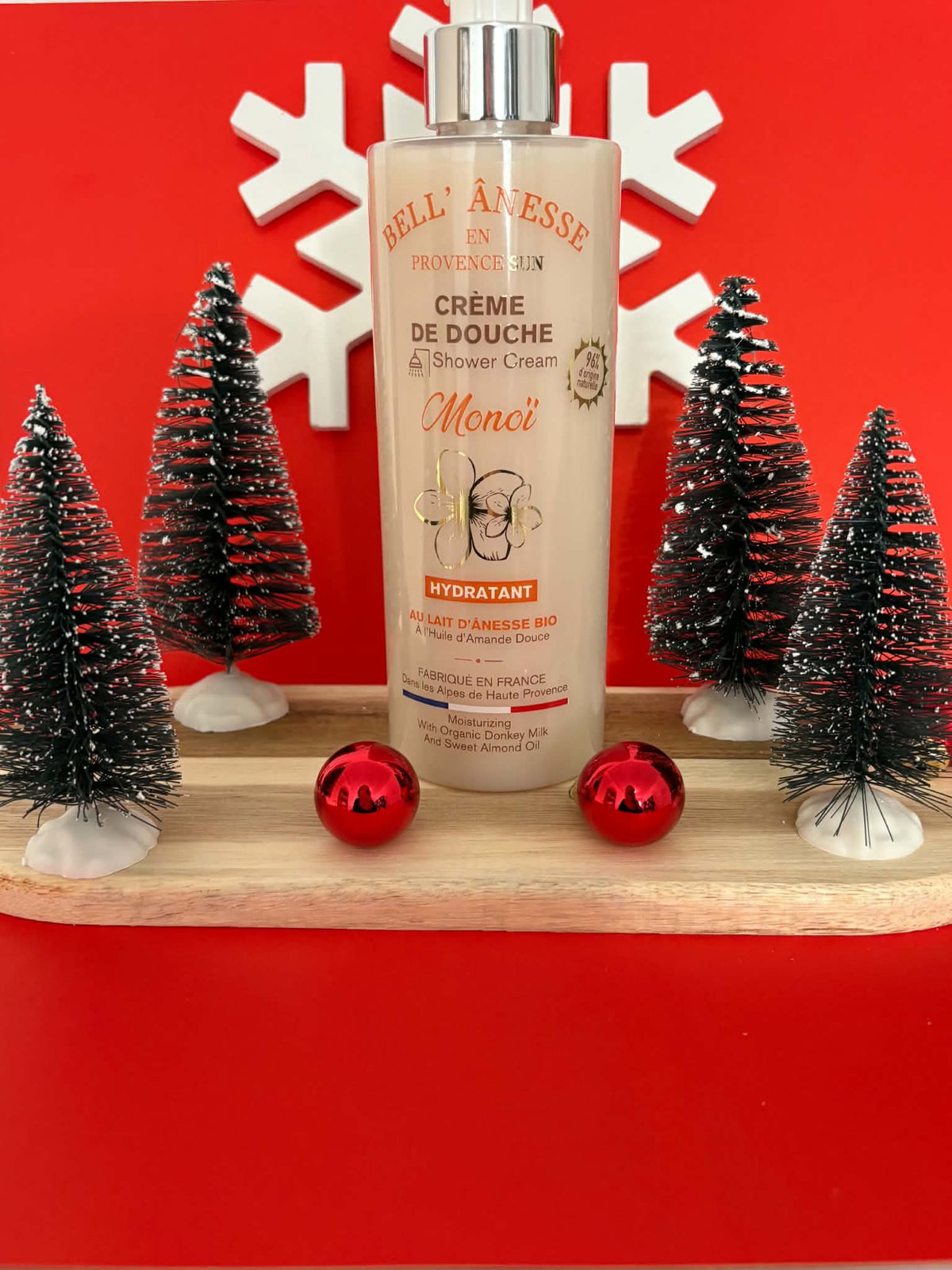 Crème de douche monoï lait d’ânesse