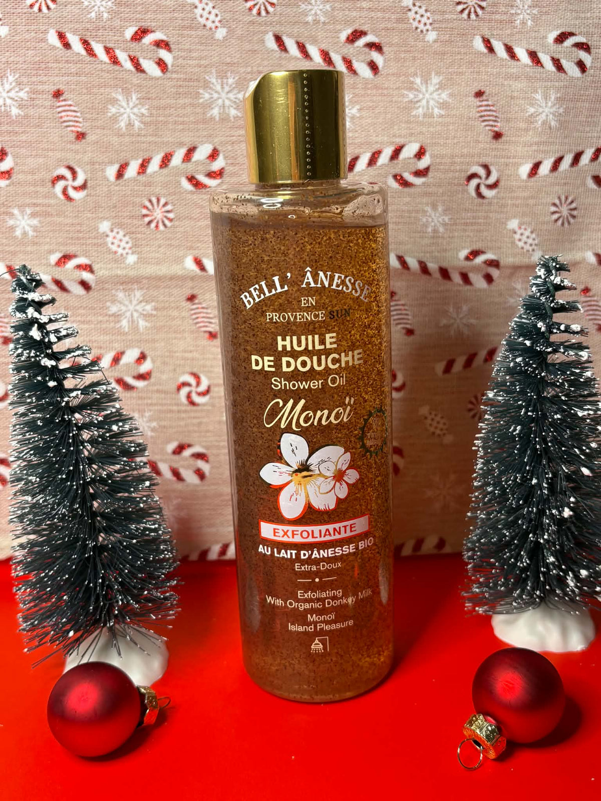 Huile exfoliante monoï lait d’ânesse