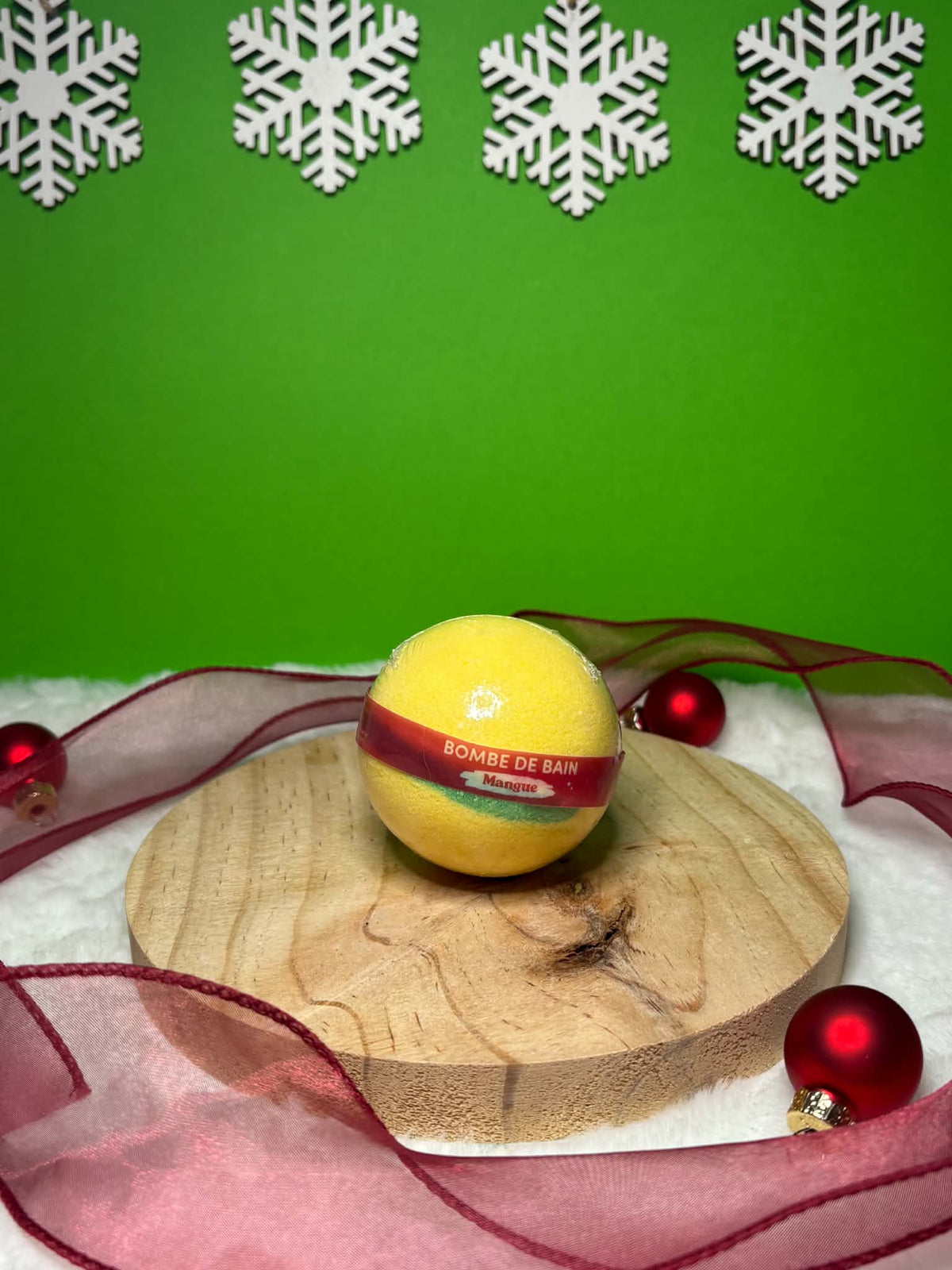 Bombe de bain mangue